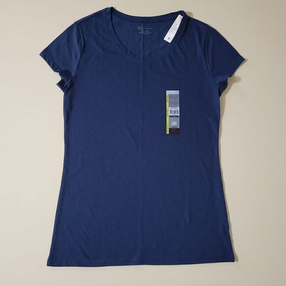 No Boundaries Junior's Navy Everyday Short Sleeve T-Shirt - Picture 3 of 11